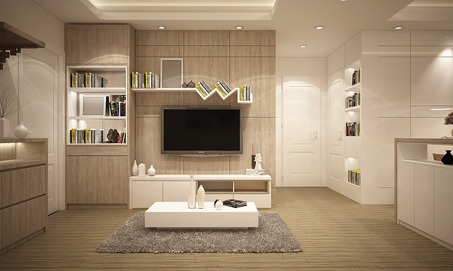 a living room upgraded with smart technology to increase the value of the home