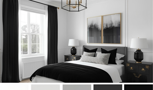 black & white elegance color