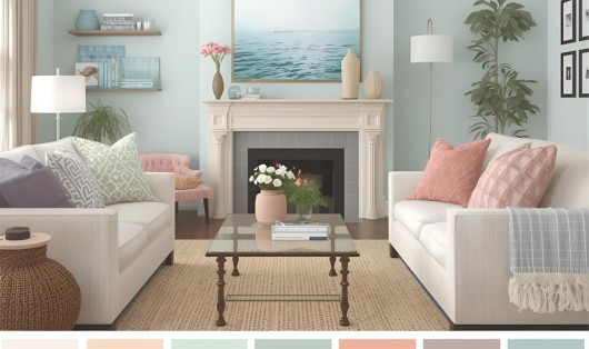 soft pastels color palettes