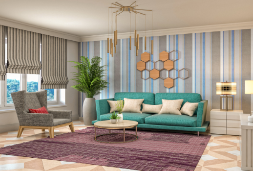 metallic home decoration idea